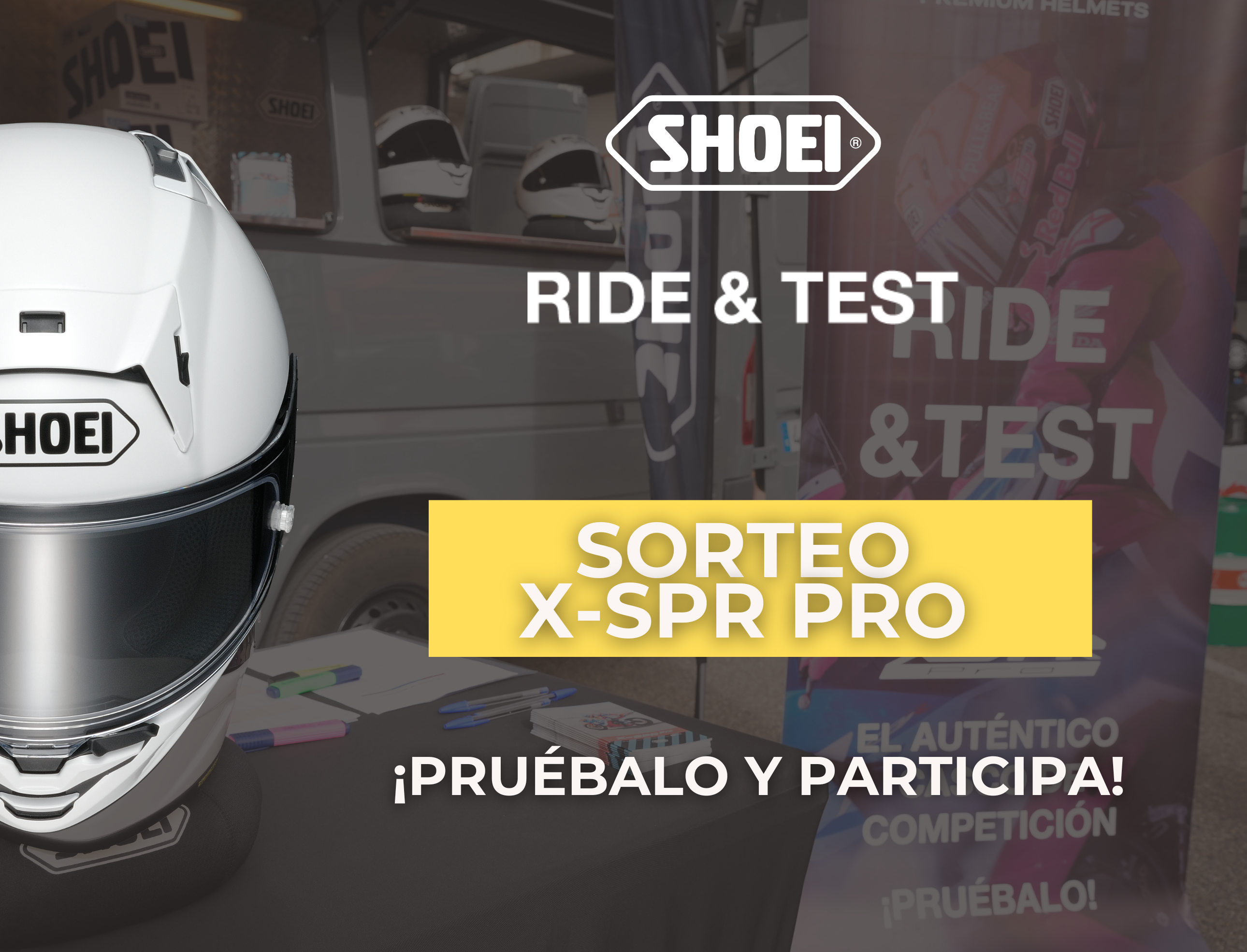 SHOEI - Prueba un X-SPR PRO y participa en el sorteo de un casco